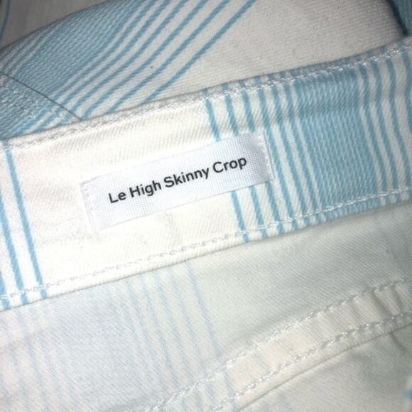 FRAME Le High Skinny Crop Ombré Stripe 28 NWT - Picture 10 of 12